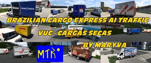 ETS2 - Brazilian Cargo Express Ai Traffic VUC