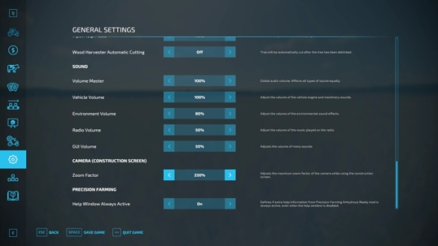 FS22 - Camera Settings V1.0