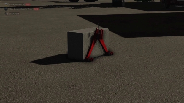 FS22 - Concrete Weight V1.0