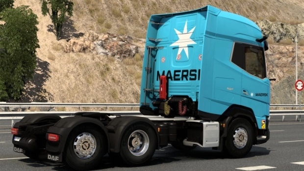 ETS2 - DAF 2021 Maersk Skin V2.0