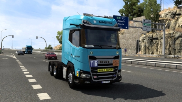 ETS2 - DAF 2021 Maersk Skin V2.0 thumbnail 2