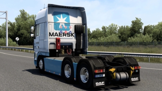 ETS2 - DAF XF 105 Maersk Skin V1.0 thumbnail 2