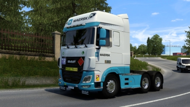 ETS2 - DAF XF Maersk Skin V1.0