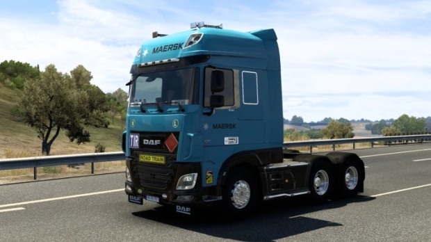 ETS2 - DAF XF Maersk Skin V2.0
