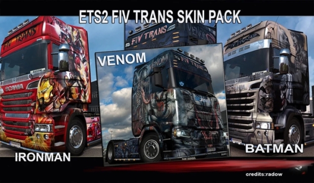 ETS2 - FIV Trans Skin Pack V1.0