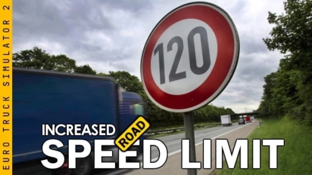 ETS2 - Increased Road Speed Limits V1.4.8a