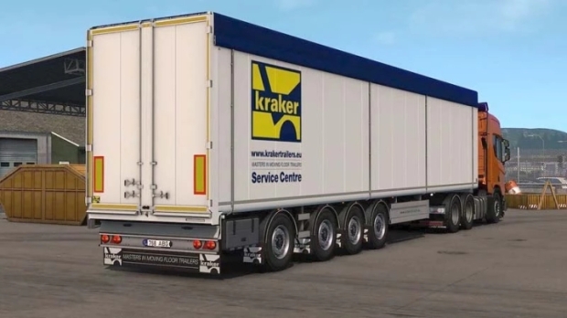 ETS2 - Kraker Walkingfloor Trailer V2.2.1 thumbnail 2