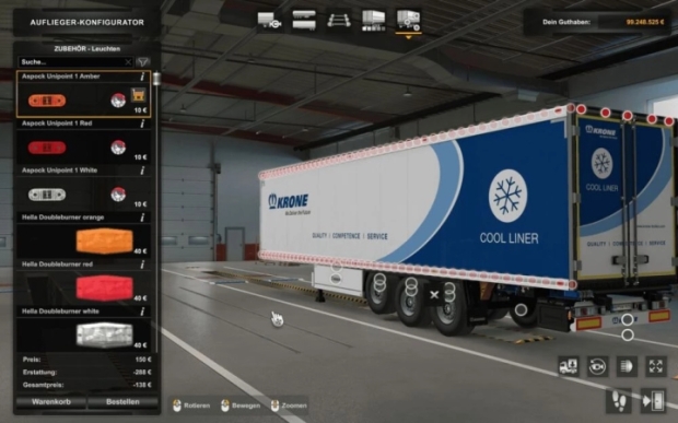 ETS2 - Krone Coolliner Little Sidemarker Slots V1.0 thumbnail 2