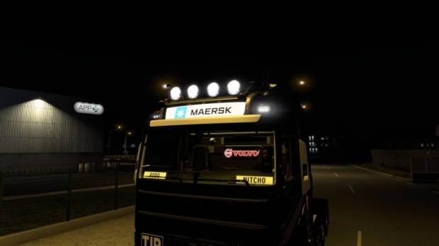 ETS2 - Lightbox Maersk Volvo FH 2022 Sanax V1.0 thumbnail 2