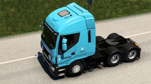 ETS2 - Maersk Iveco Hi-Way Skin V2.0