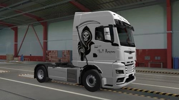 ETS2 - MAN TGX 2020 Skull Reaper Skin