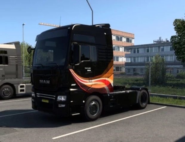 ETS2 - Man TGX Euro6 Lines Skin