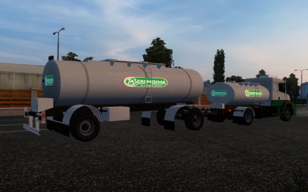 ETS2 - MB 1634 + Acoplado Serenisima Micky Meltom V1.0