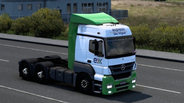 ETS2 - Mercedes-Benz Axor Sao Miguel Expresso Skin V1.0
