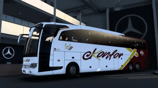 ETS2 - Mercedes-Benz Travego 17 SHD Konfor Turizm Kurumsal Skin V1.0 thumbnail 2