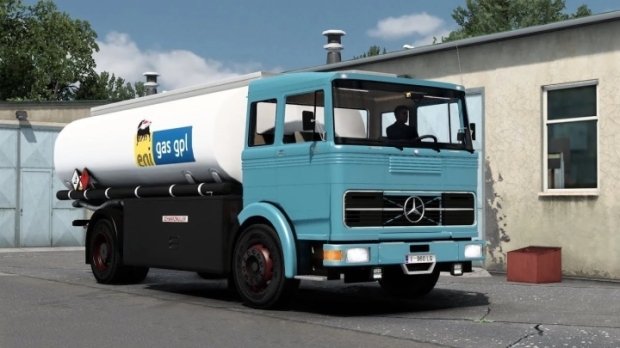 ETS2 - Mercedes LPS 1632 + Tandem Trailer