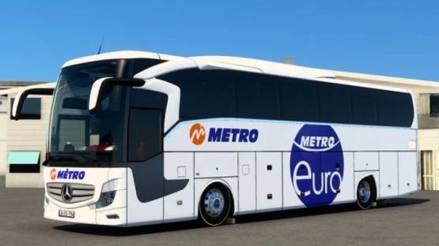 ETS2 - Mercedes Travego 15 SHD Metro Euro Skin V1.0