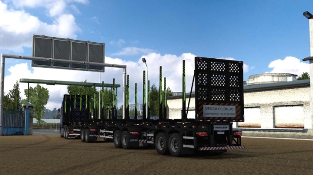 ATS - Metalesp Tri-Trem Florestal Wood Trailer 2022 V0.3