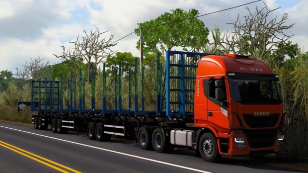 ETS2 - Metalesp Tri-Trem Florestal XForce Trailer V0.4 thumbnail 2