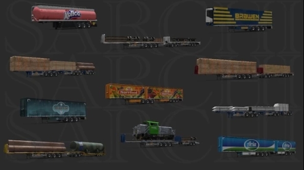 ETS2 - Mix of Trailers & Company Paint Jobs for Truckers MP V1.0 thumbnail 2