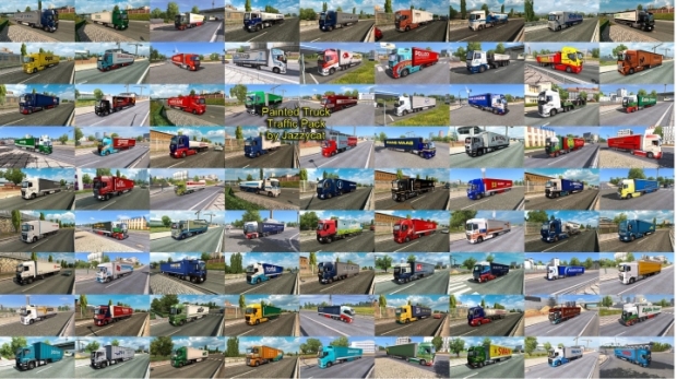 ETS2 - Painted Truck Traffic Pack V18.0 thumbnail 2