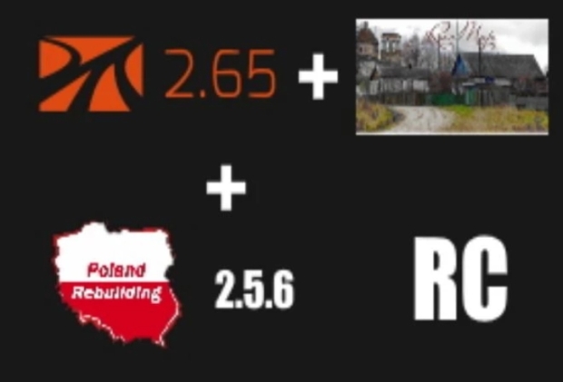 ETS2 - Poland Rebuilding + Promods + Rusmap Road Connection