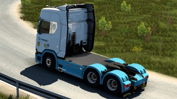 ETS2 - Scania R 2016 Maersk Skin V1.0 thumbnail 2