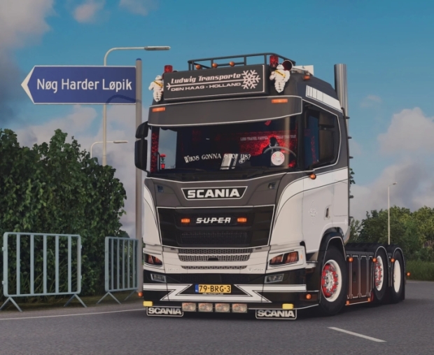 ETS2 - Scania R590 6X2 Lowcab Ludwig Transporte