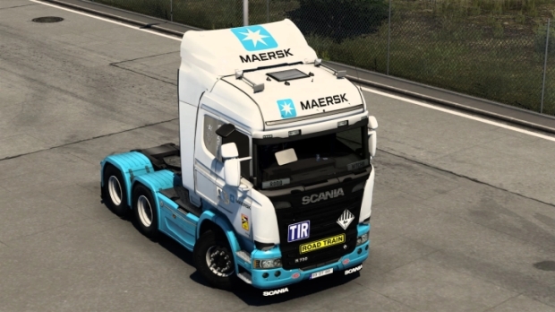 ETS2 - Scania Streamline Maersk Skin V1.0