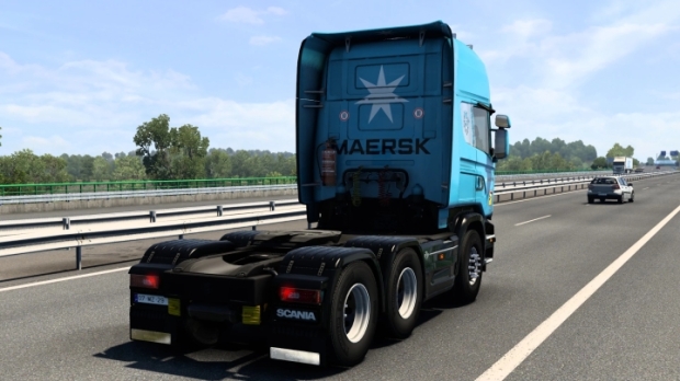 ETS2 - Scania Streamline Maersk Skin V2.0 thumbnail 2