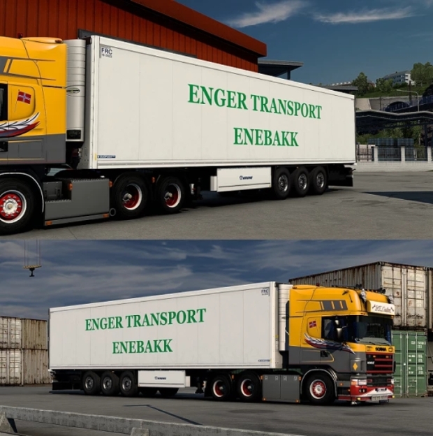 ETS2 - SCS Krone Cool Liner Knut Enger Transport Skin