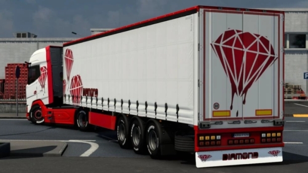 ETS2 - Skins Diamond Red V1.0 thumbnail 2