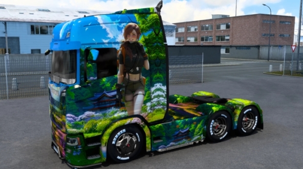 ETS2 - Traveling Woman Skin