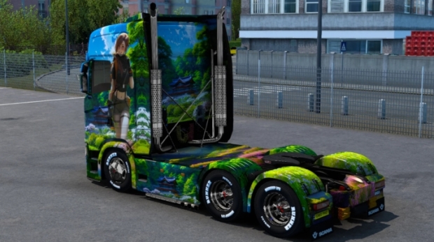 ETS2 - Traveling Woman Skin thumbnail 2