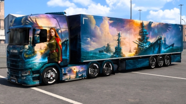 ETS2 - World War 2 Women Skin thumbnail 2