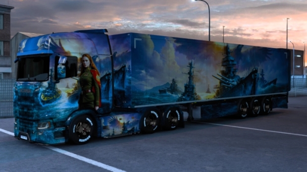 ETS2 - World War 2 Women Skin thumbnail 3
