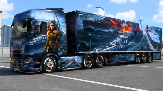 ETS2 - World War 2 Women Skin Part 02 thumbnail 2