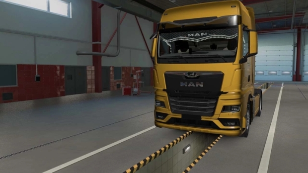 ETS2 - Animated Curtains Man TGX 2020 V1.0