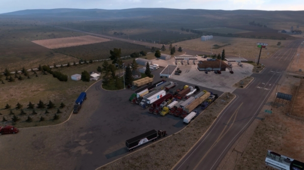 ATS - Better Truck Stops V1.1