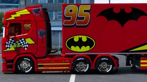 ETS2 - Cars Lightning McQueen Truck Skin