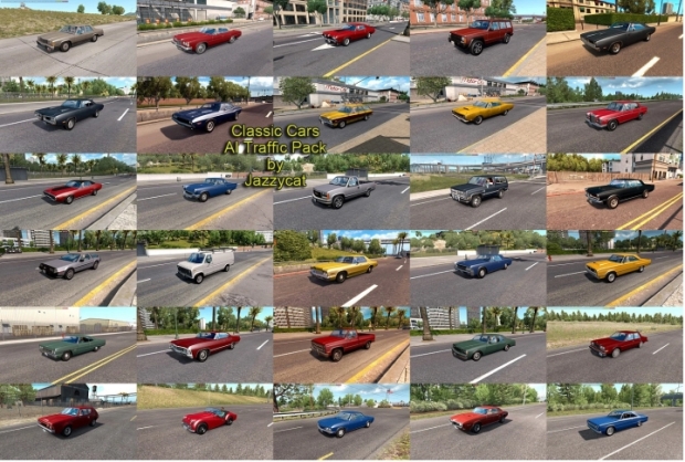 ATS - Classic Cars AI Traffic Pack V8.9.1