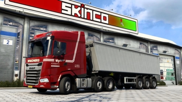 ETS2 - DAF XG (JASPER/SCS) Wigchers Schoonoord Skin