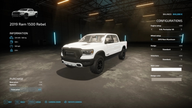 FS22 - Dodge Ram 1500 2019 V1.4