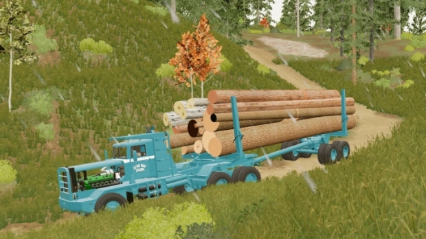 FS22 - Hayes HDX Logging Truck V1.0 | Farming Simulator 22 | Mods.club