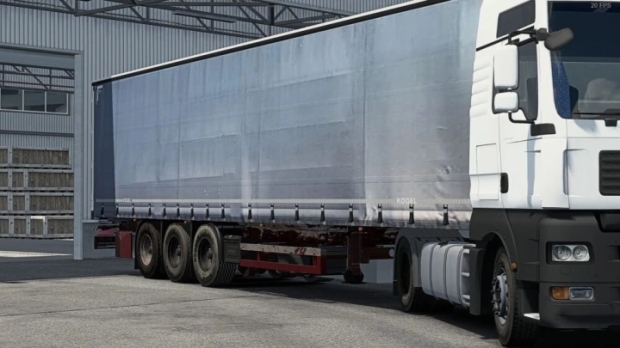 ETS2 - Kogel Cargo Blue Red Rusty Skin thumbnail 2