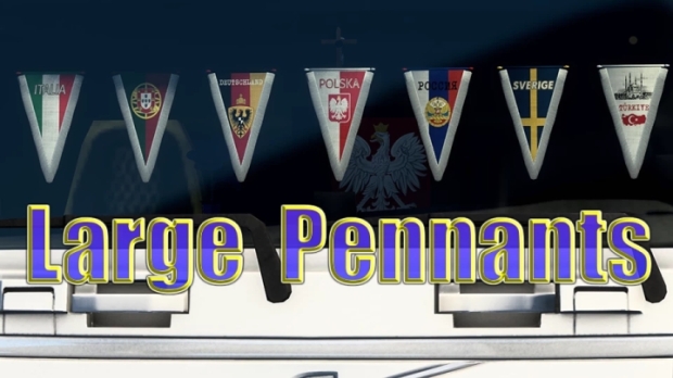 ETS2 - Large Pennants V1.04