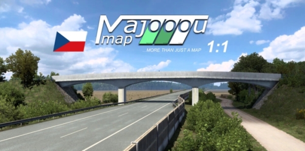 ETS2 - MajooouMap – Real-Scale Map of Czechia V1.0