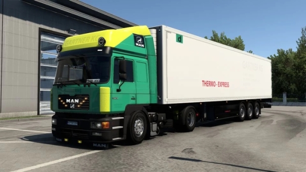 ETS2 - MAN F2000 & Schwarzmuller Ex Gartner Skin Combo