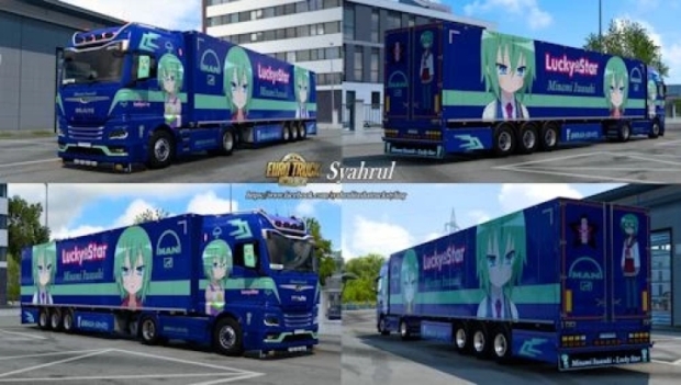 ETS2 - MAN TGX 2020 Minami Iwasaki Lucky Star Combo Skin