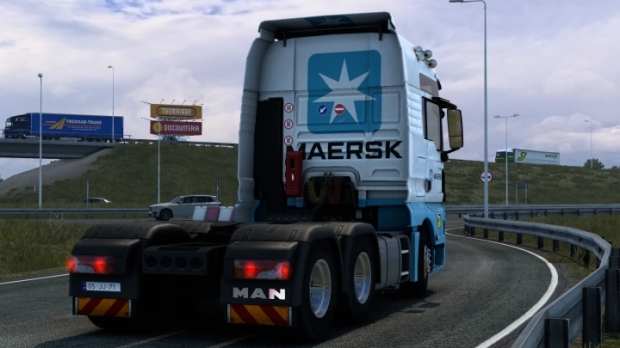 ETS2 - Man Tgx Euro 5 Maersk Skin V1.0